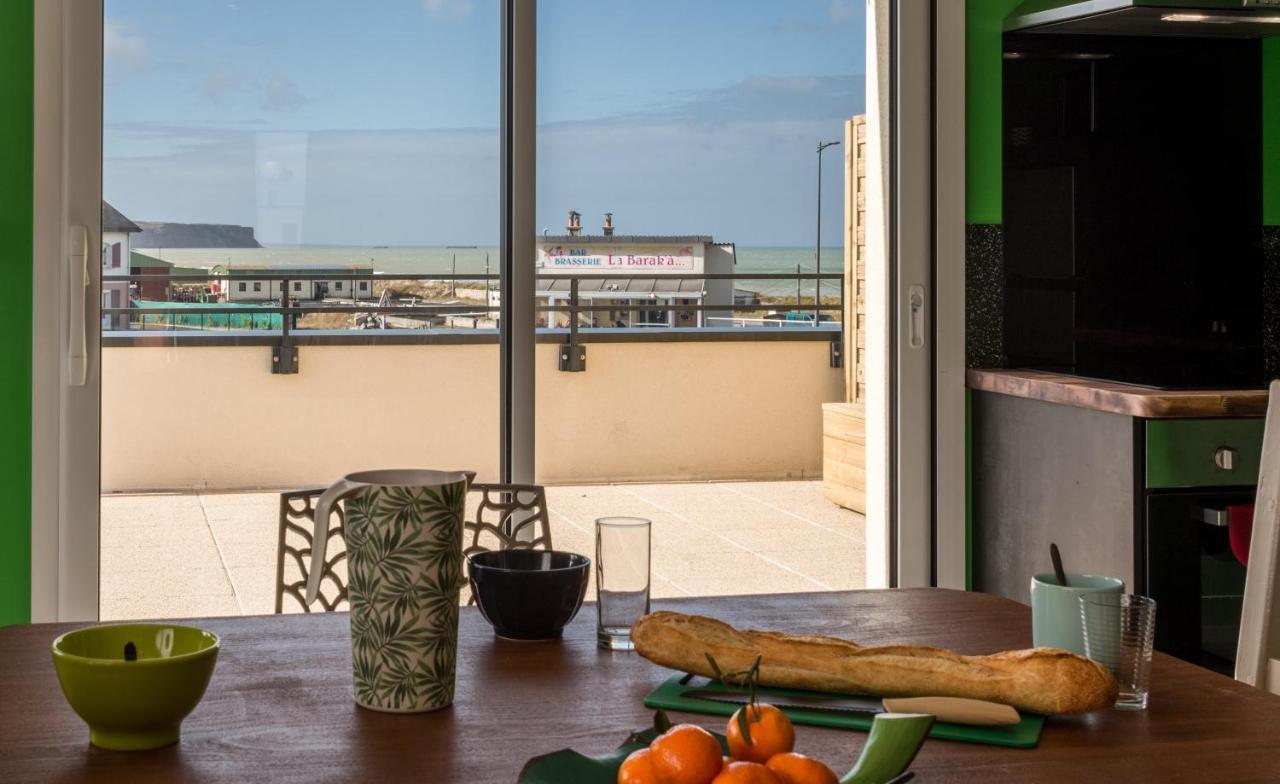 Babord, Appt Avec Terrasse Et Vue Mer Saint-Côme-de-Fresné Buitenkant foto